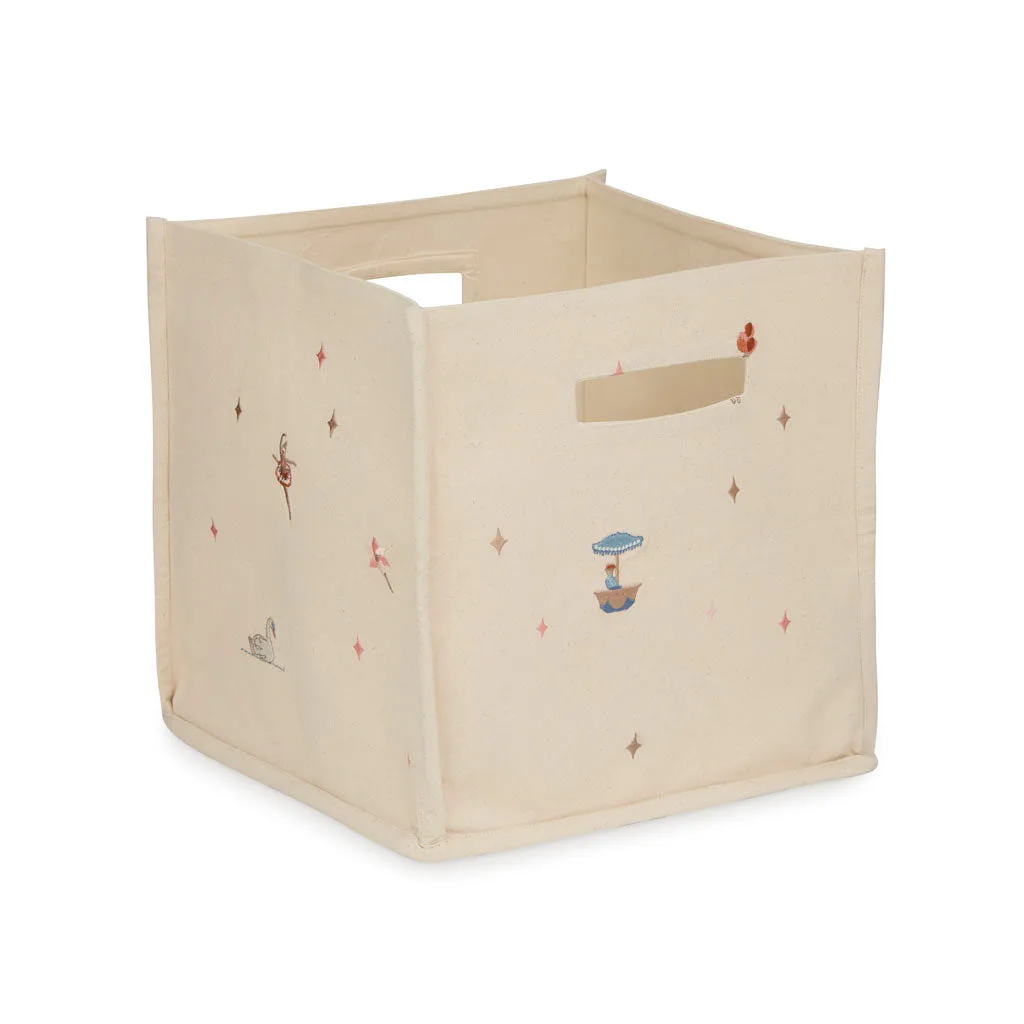 Canvas Storage Basket - GOTS - Carousel