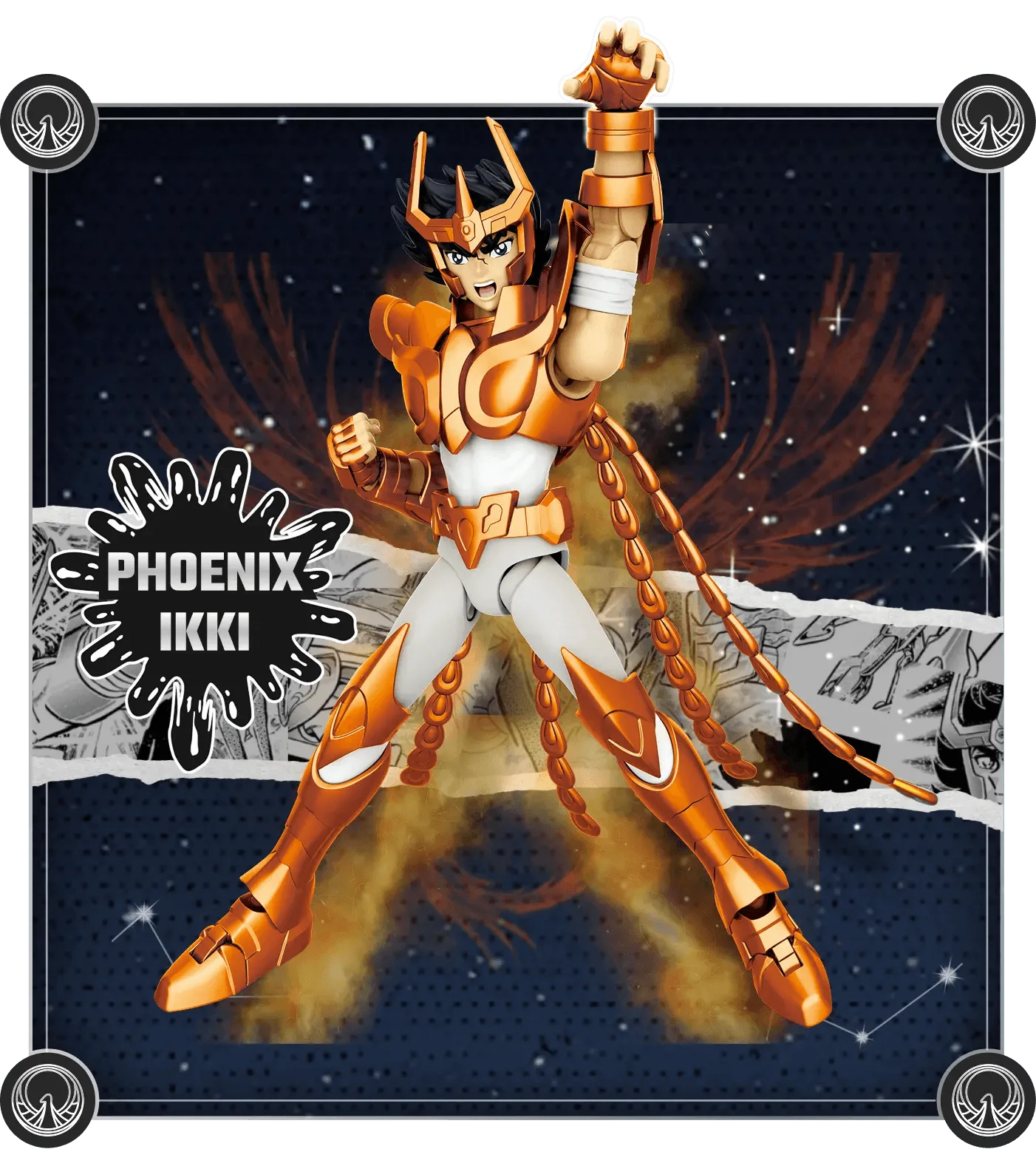 ชุดประกอบโมเดล Blokees Saint Seiya Phoenix Ikki