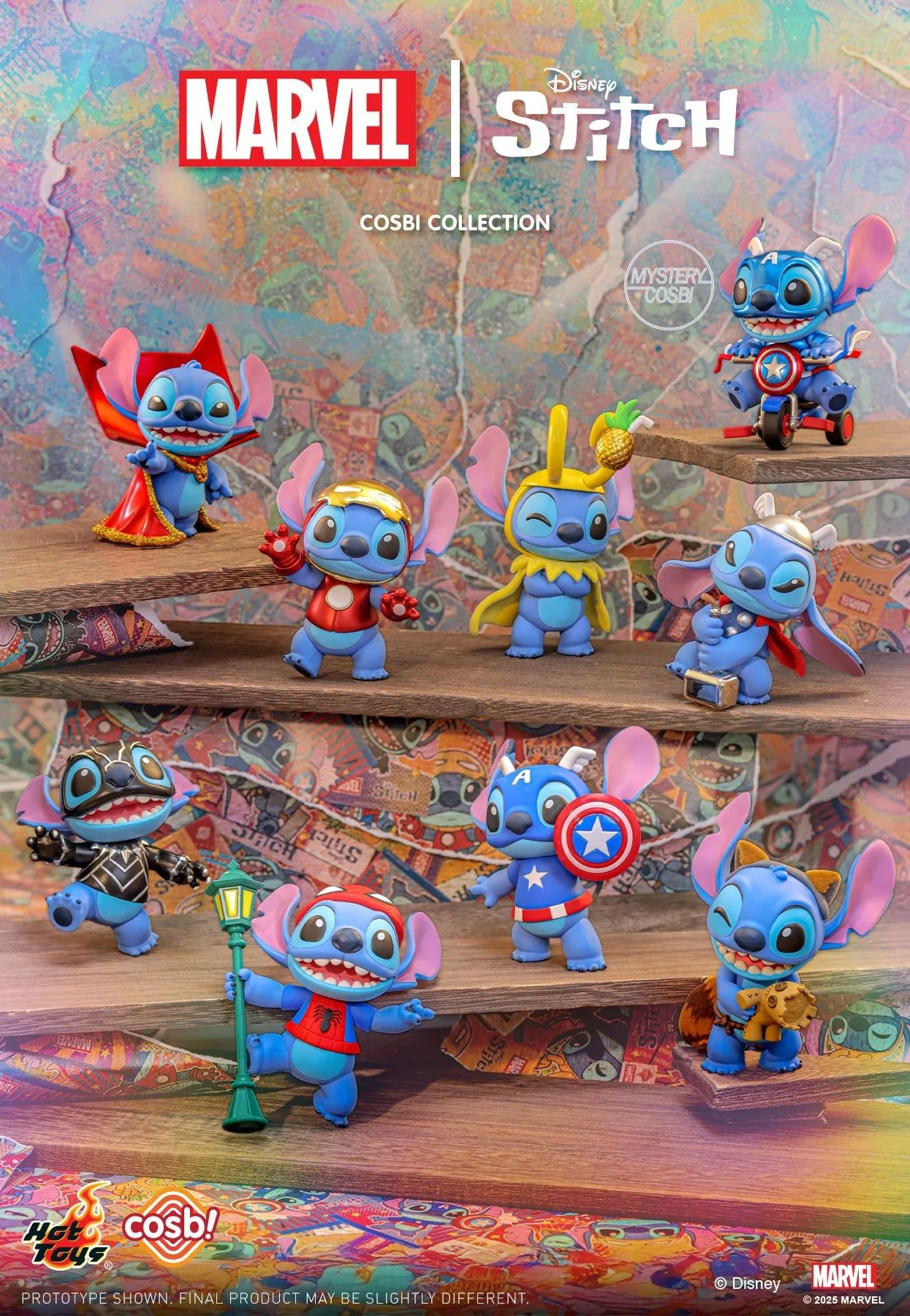 กล่องสุ่มฟิกเกอร์จิ๋ว Marvel Stitch COSBI: ข้างในมีอะไรบ้าง?