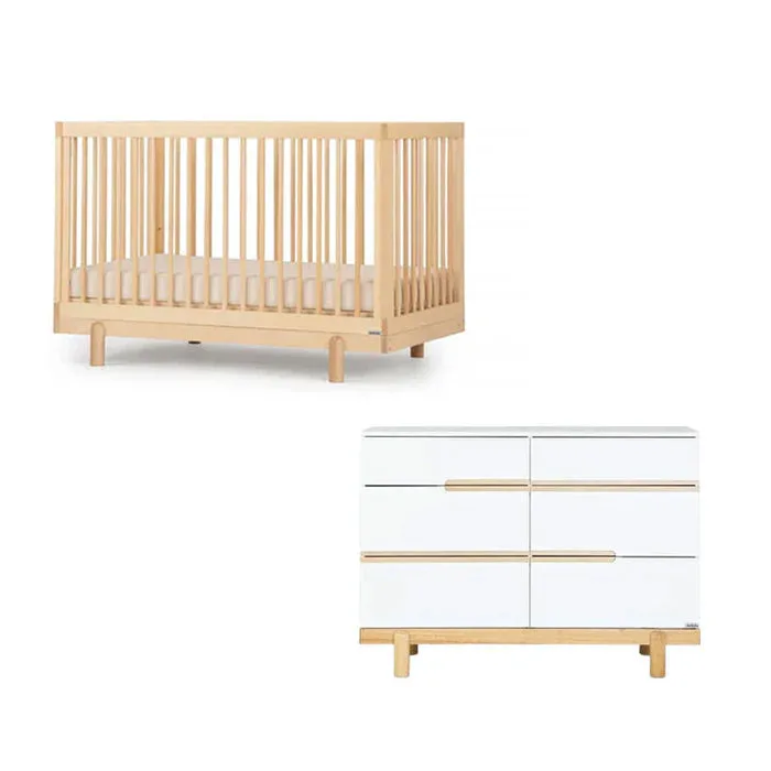 dadada Bliss Crib + Dresser Bundle