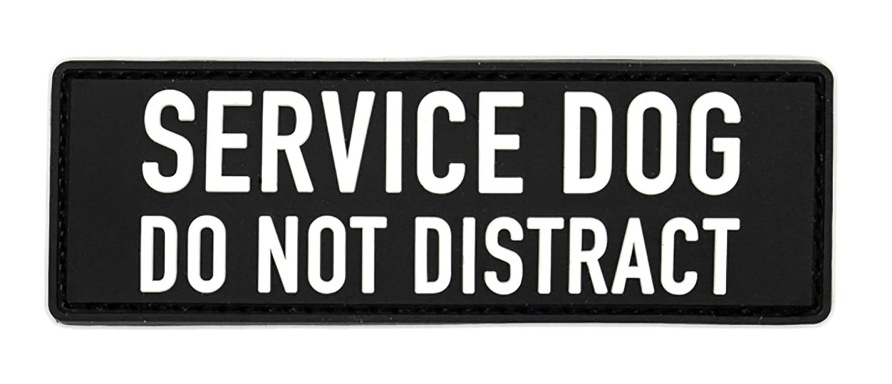 Service Dog Do Not Distract Patch (4.5" x 1.5")