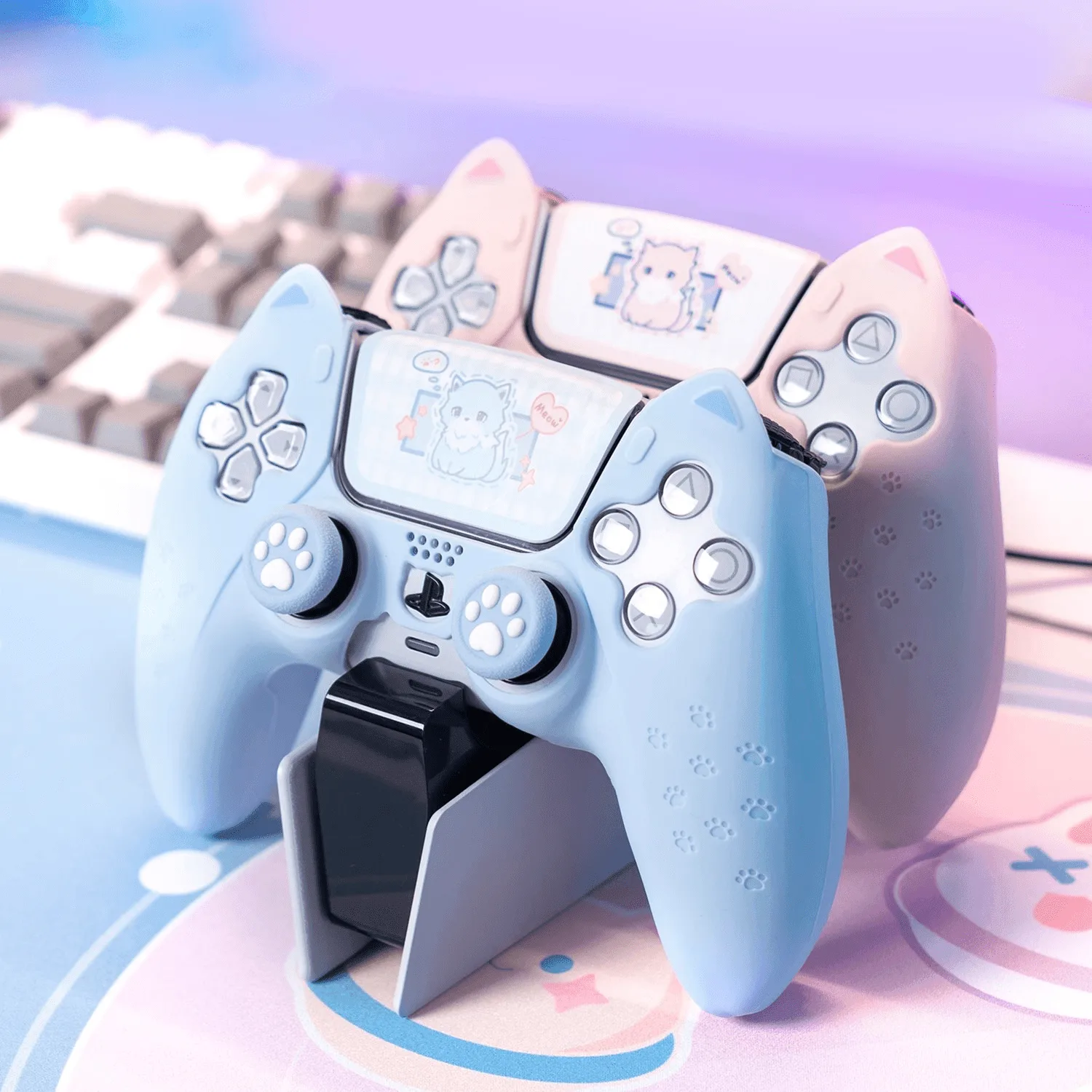 Confronto tra skin per controller PS5: silicone vs standard