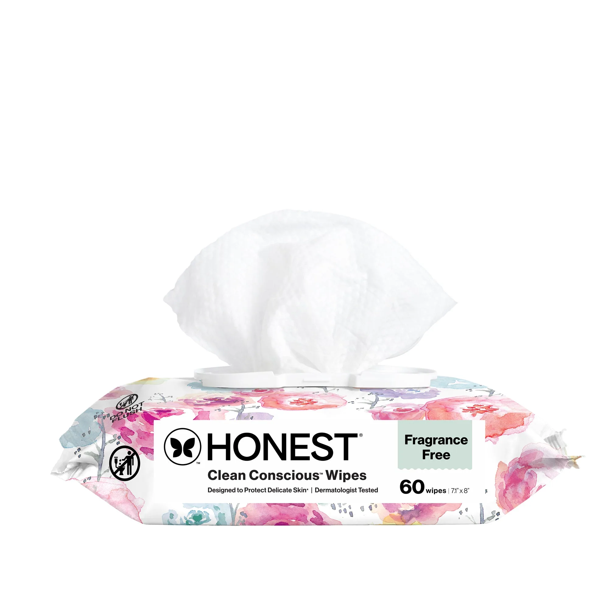 Clean Conscious™ Wipes, Rose Blossom