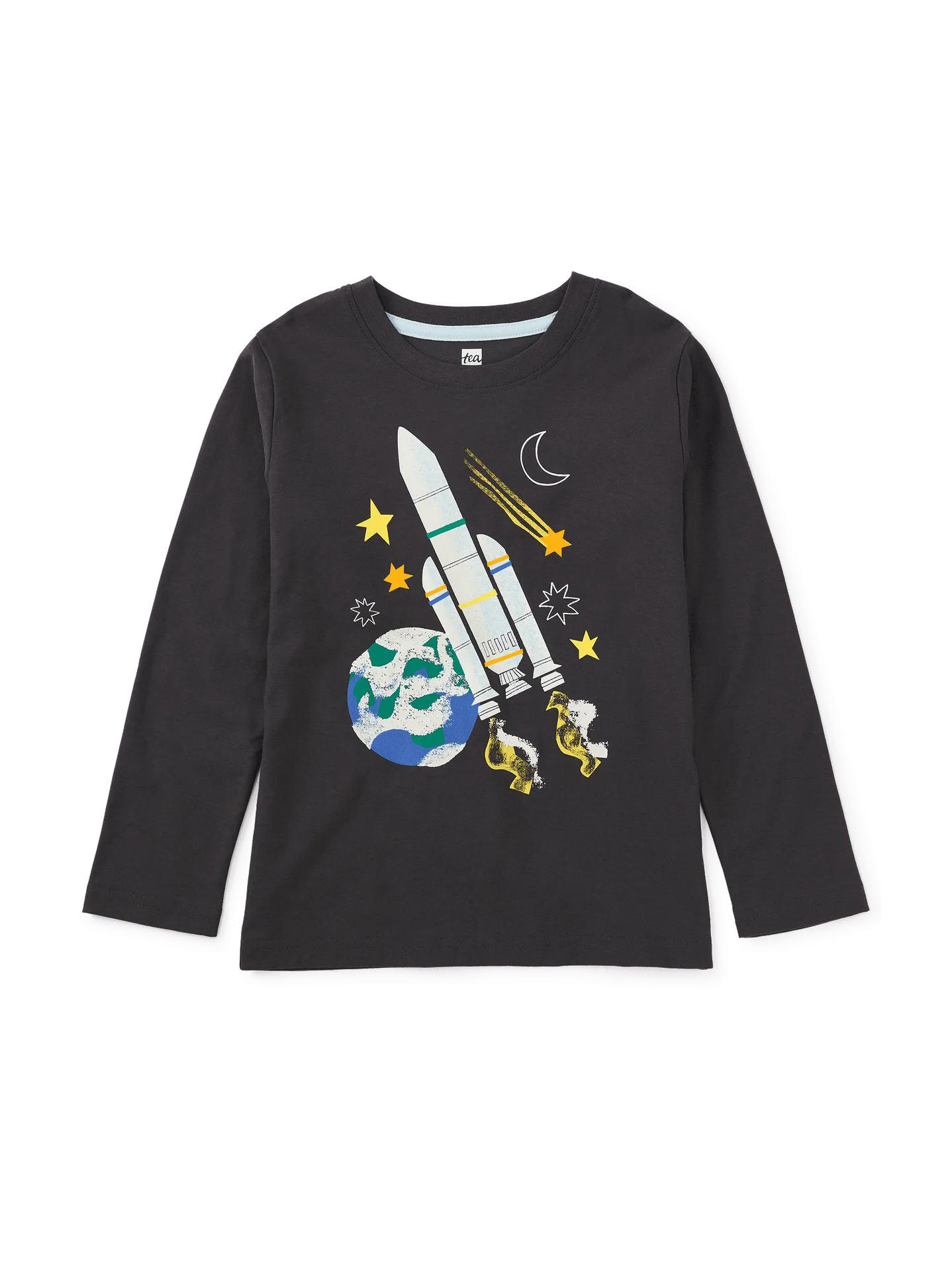 Glowing Rocket Graphic Tee
