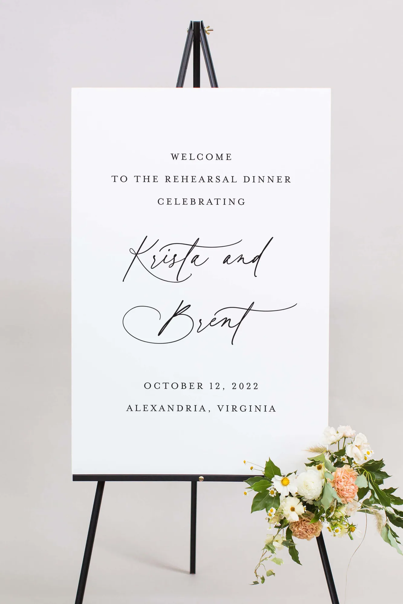Señal de bienvenida para cena | The Krista