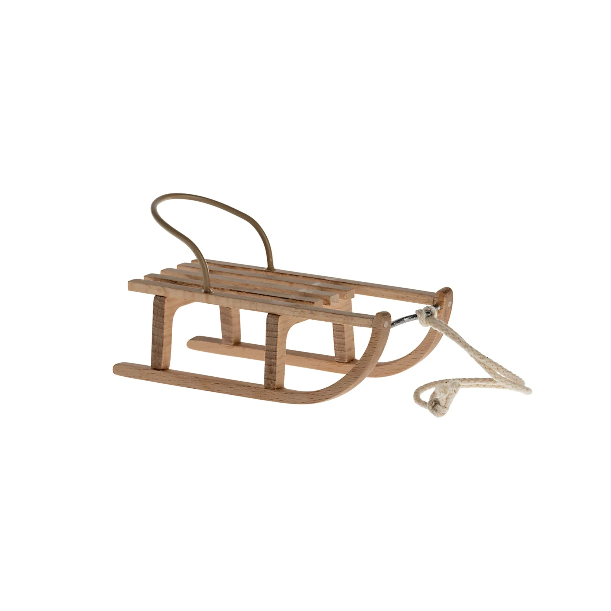 Maileg Wooden Mouse Sled