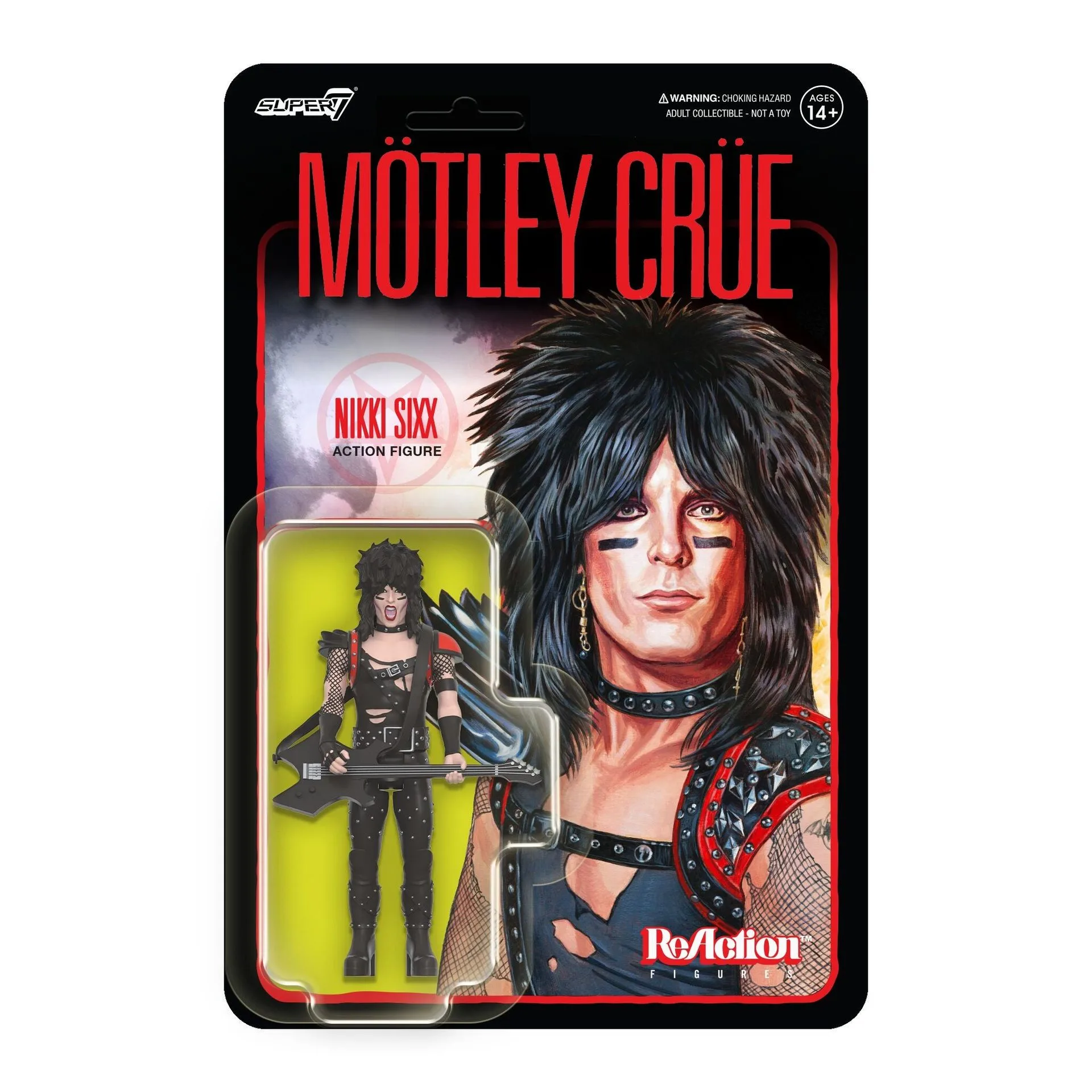 Motley Crue ReAction Figures Wave 01 - Nikki Sixx (Shout At The Devil)