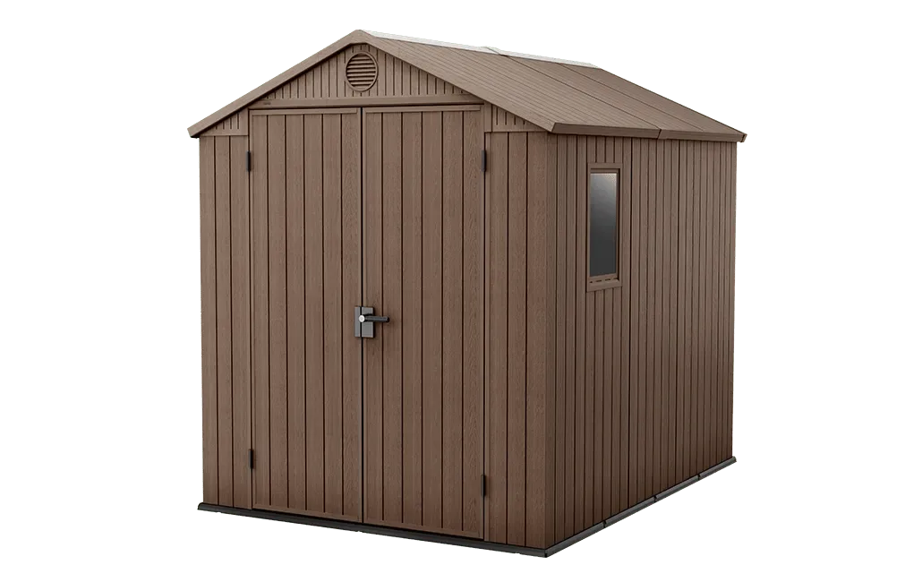 Darwin Shed 6x8ft - Brown