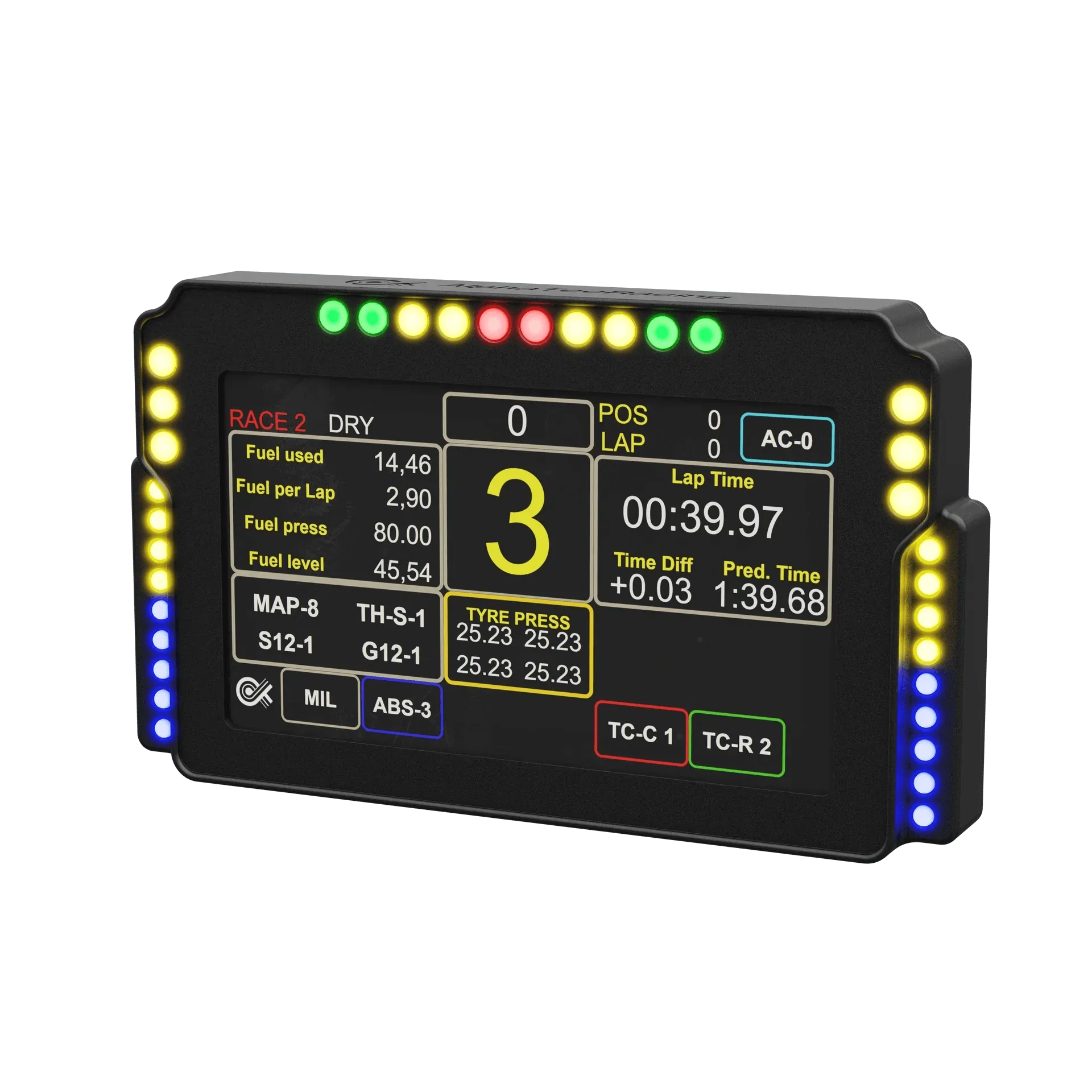 SimXPro AlphaTecRacing Touchscreen Dashboard GT3 V2