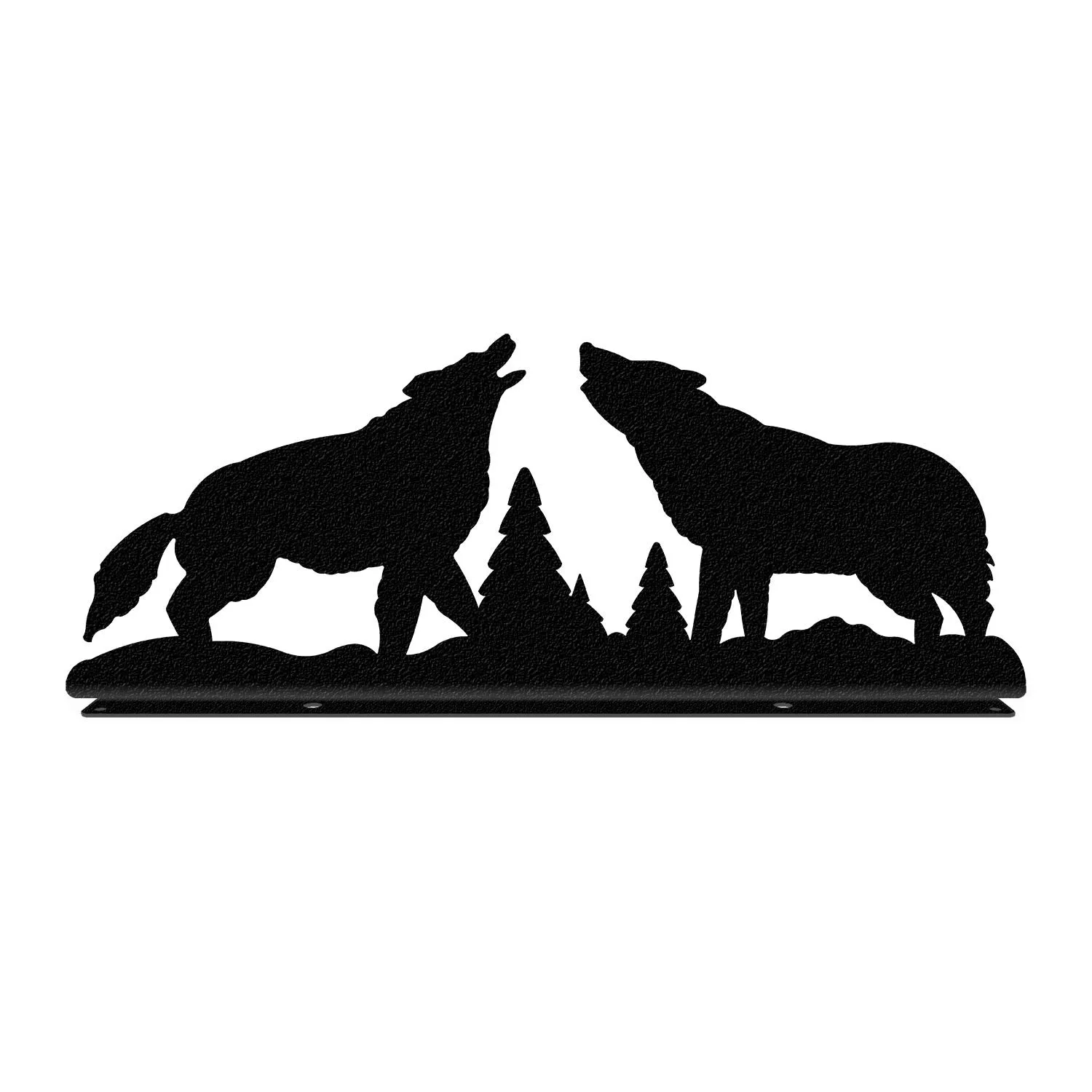 Howling Wolves Mailbox Topper