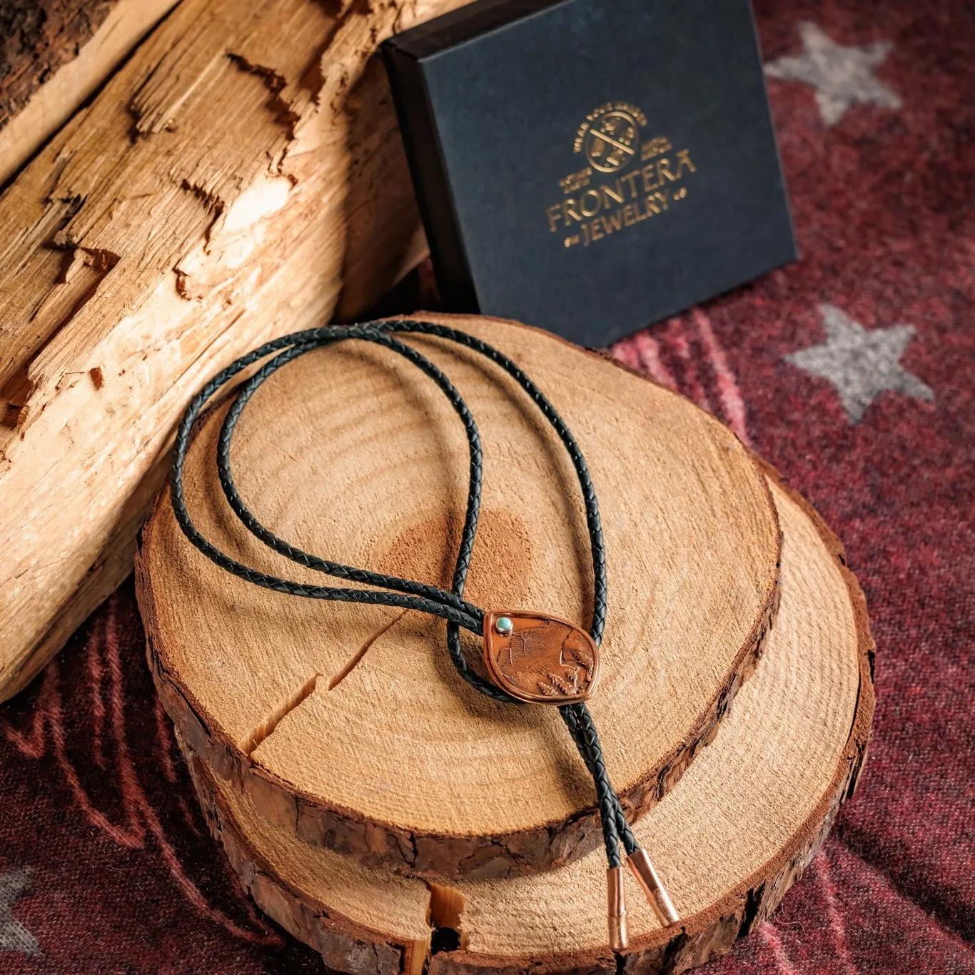 Maroon Bells Bolo Tie