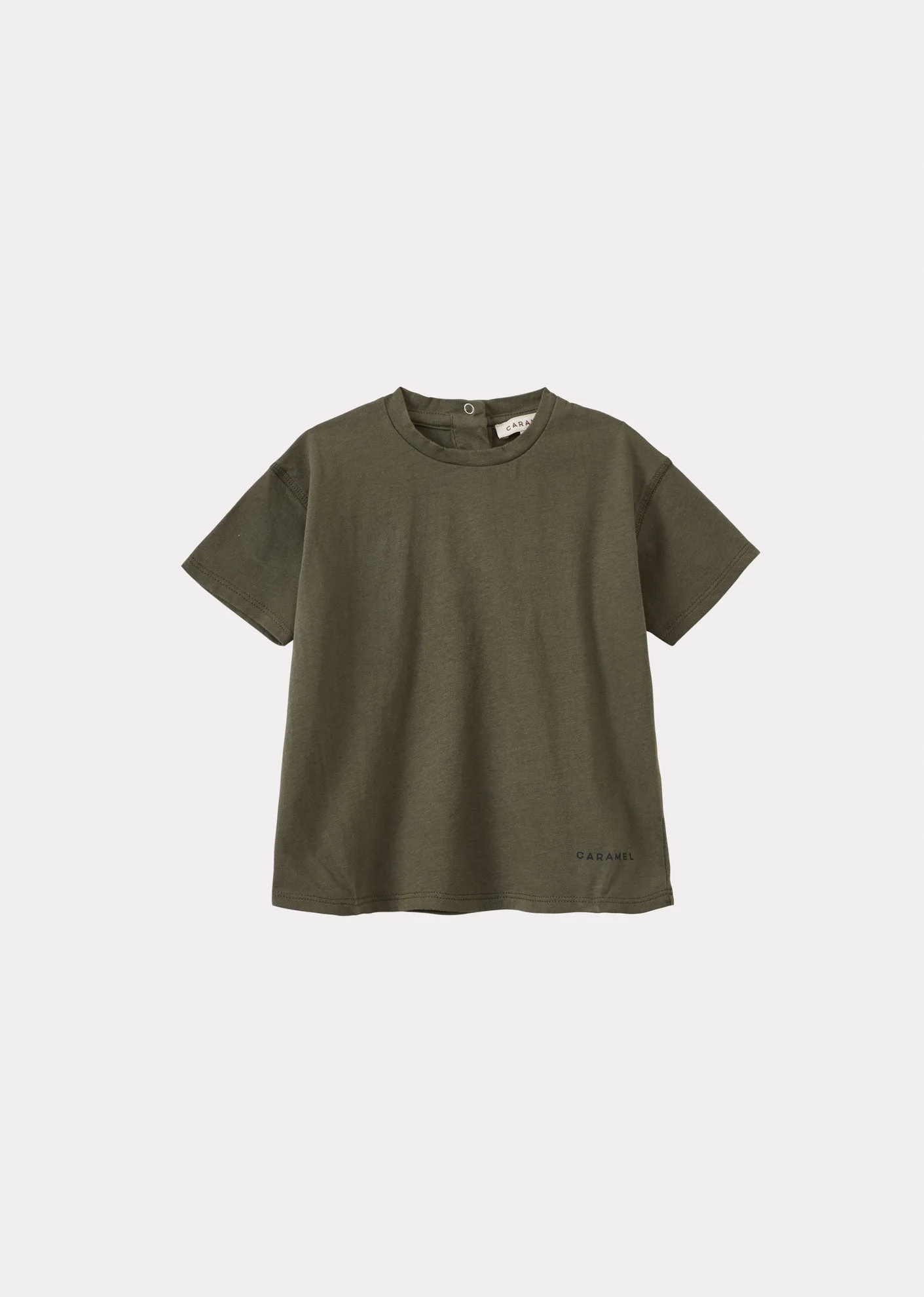 AHIPA BABY COTTON T-SHIRT - KHAKI
