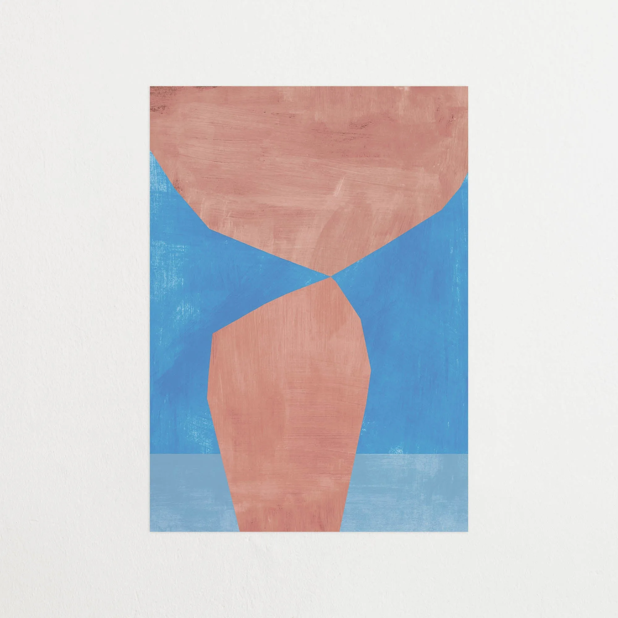 Como escolher um póster rosa suave para um quarto minimalista