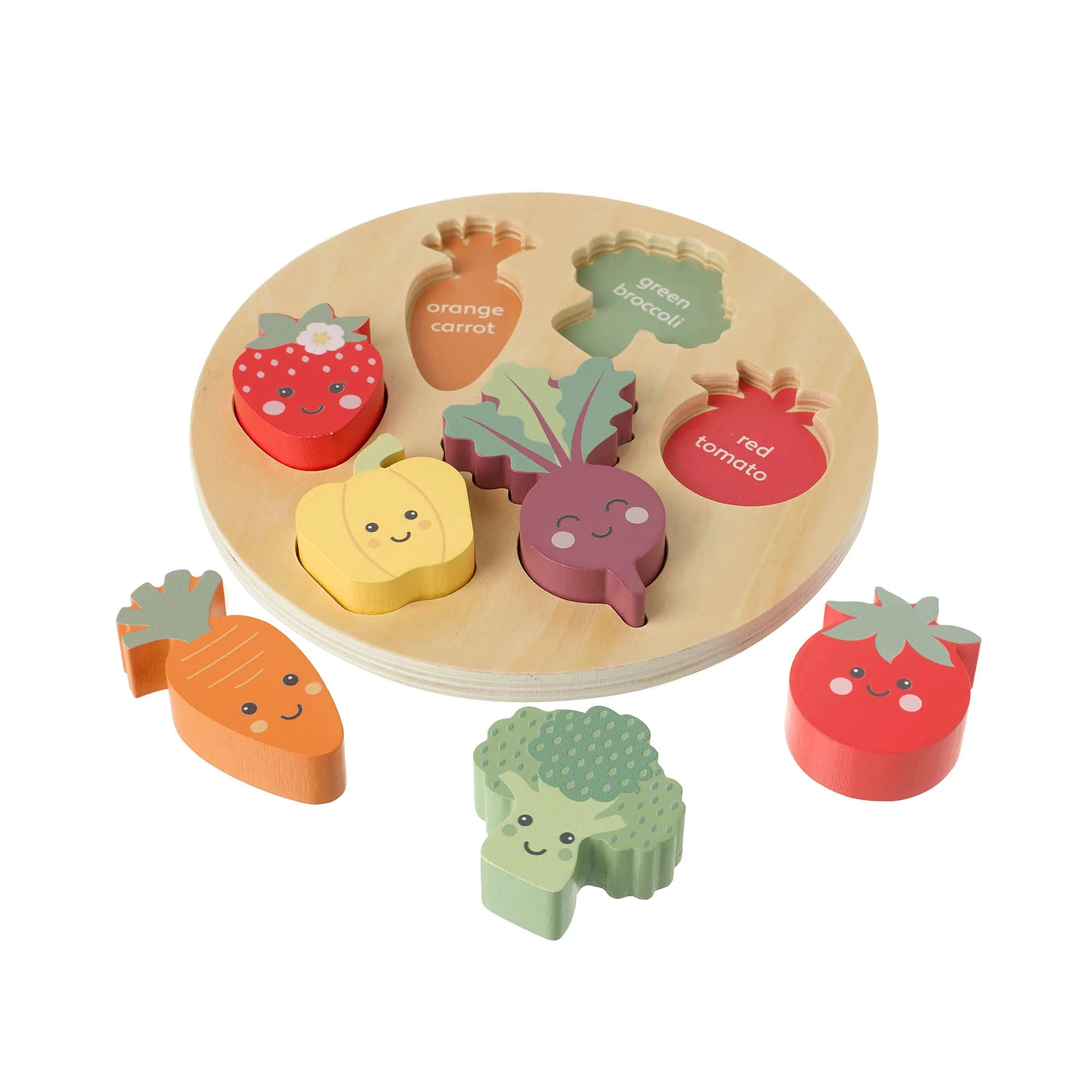 How to Use the Happy Veggies Puzzle for Play