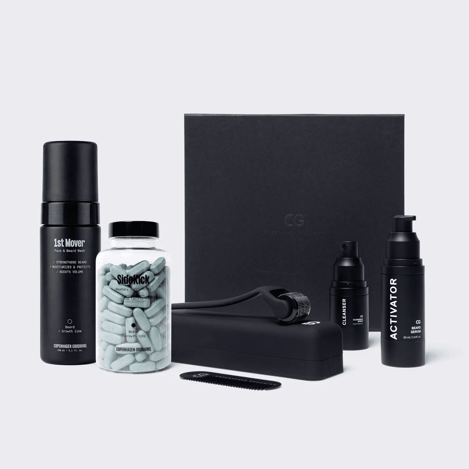 Beard Growth Kit + Sidekick + 1st Mover