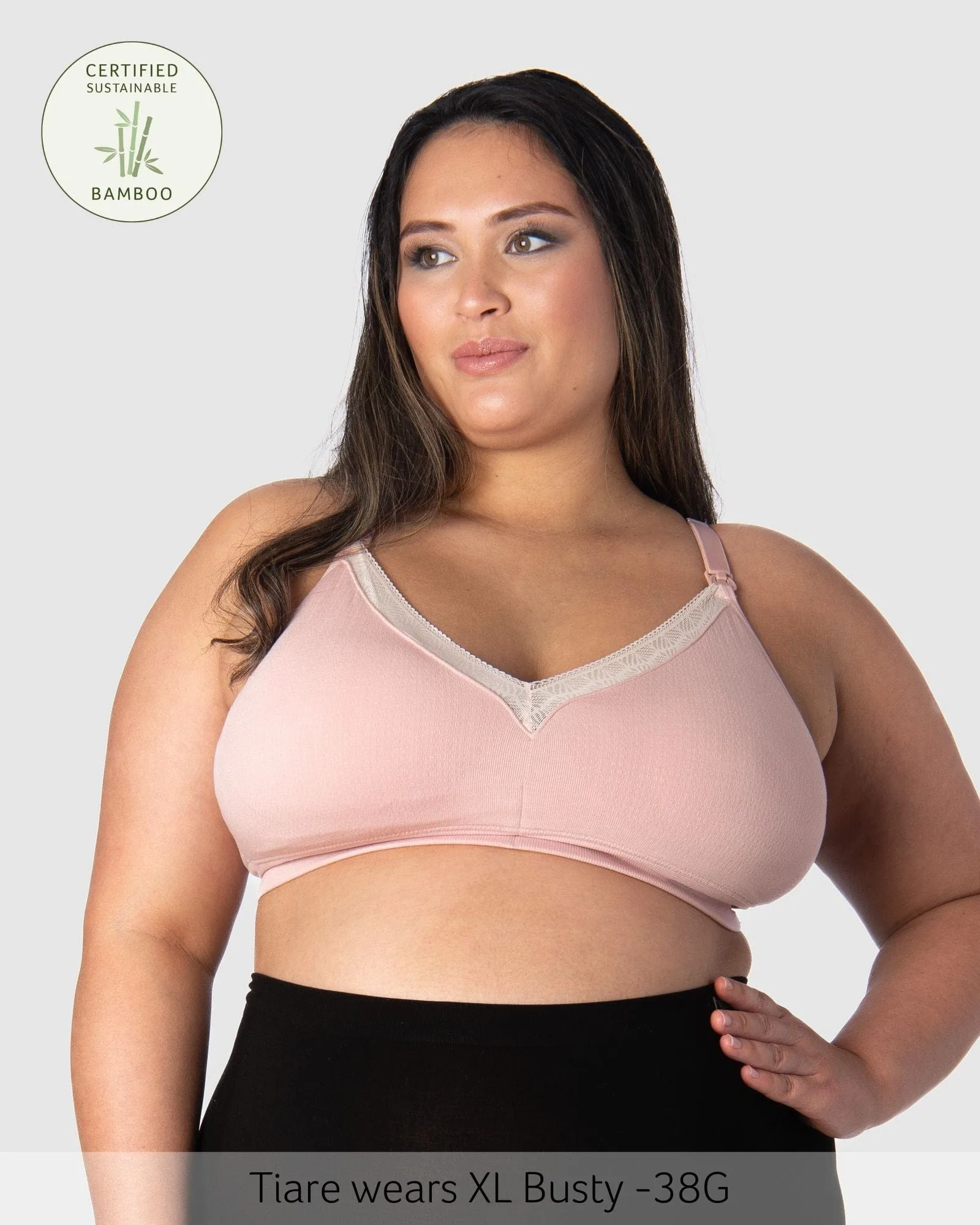 Caress FlexFit Nursing Bra - Lotus Busty