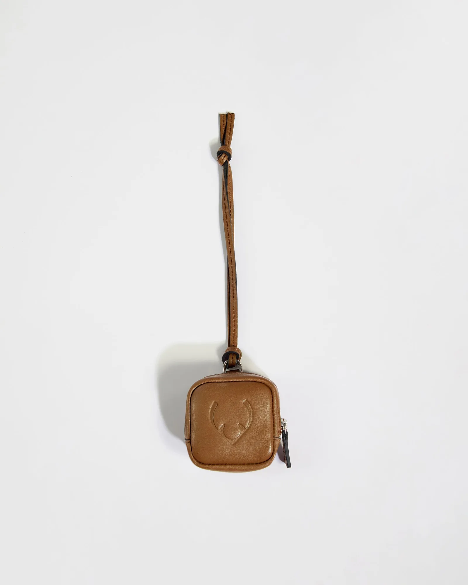 Funda de cuero Heritage para AirPods en tono tostado