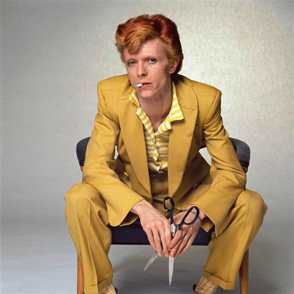 David Bowie, Mustard Yellow Suit, 1974
