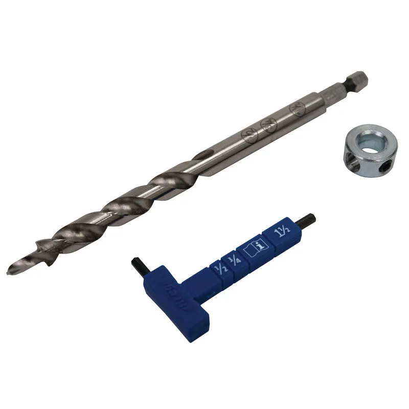 When to Use a Kreg Easy-Set Drill Bit with Stop Collar