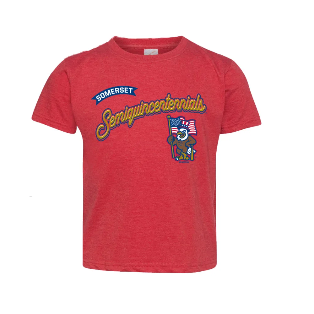 Somerset Patriots Toddler Somerset Semiquincentennials Lucah Vintage T-shirt