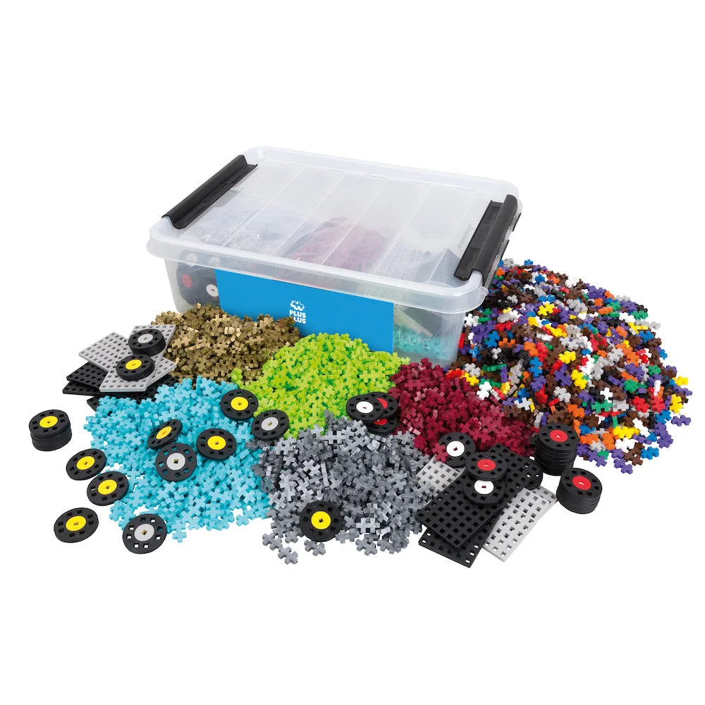 GO! Educational Tub - 2600 pc / 10 baseplates / 40 wheels