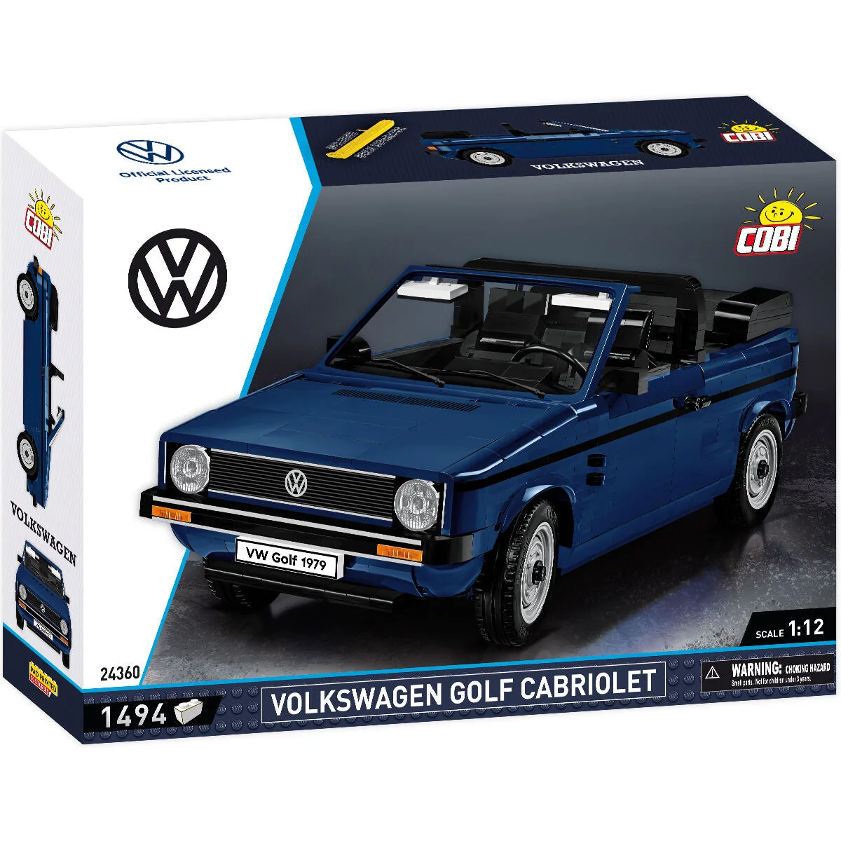 Conseils de montage du COBI Volkswagen Golf Cabriolet échelle 1:12