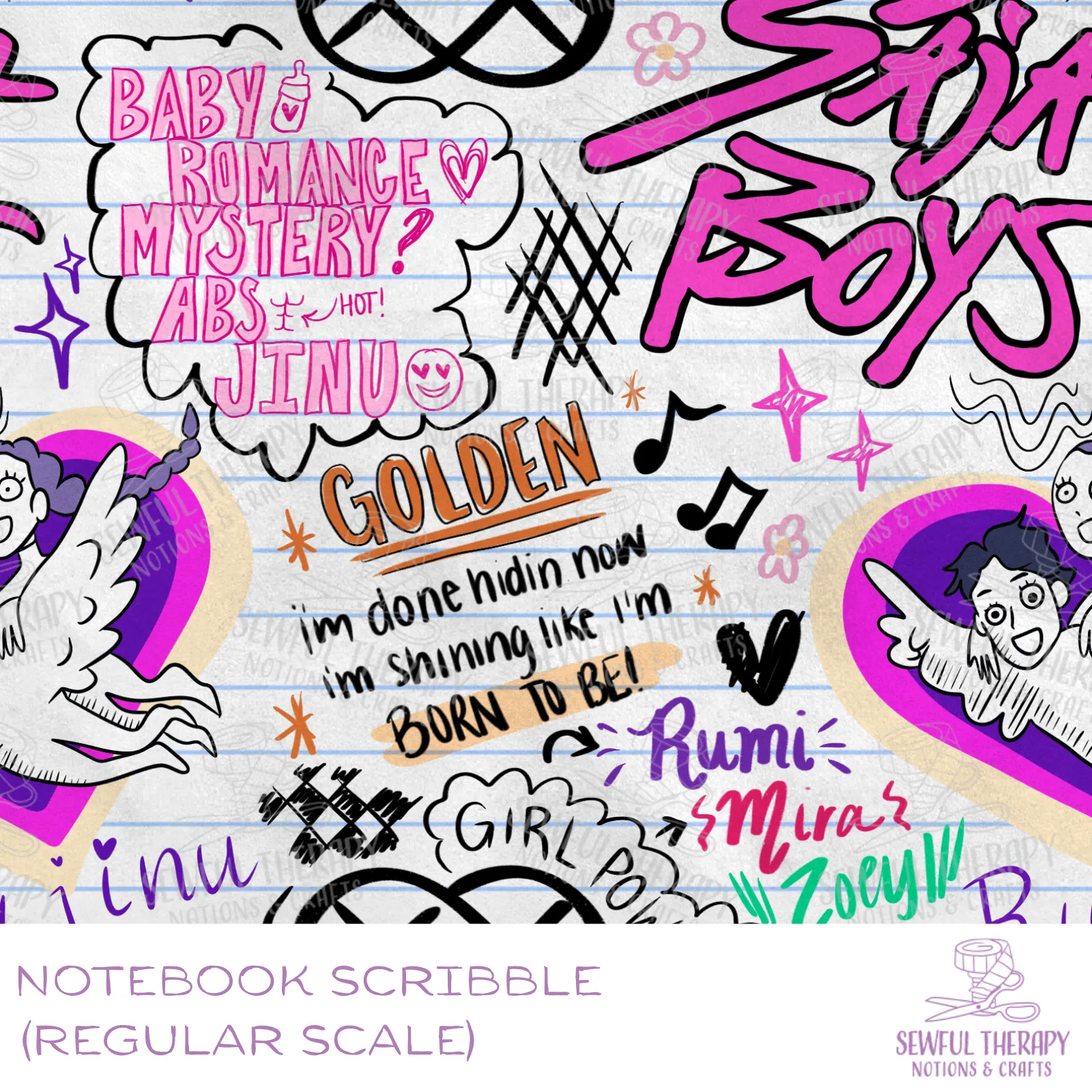 Notebook Scribble Neoflex V2 (2.0mm Dik) Half Yard