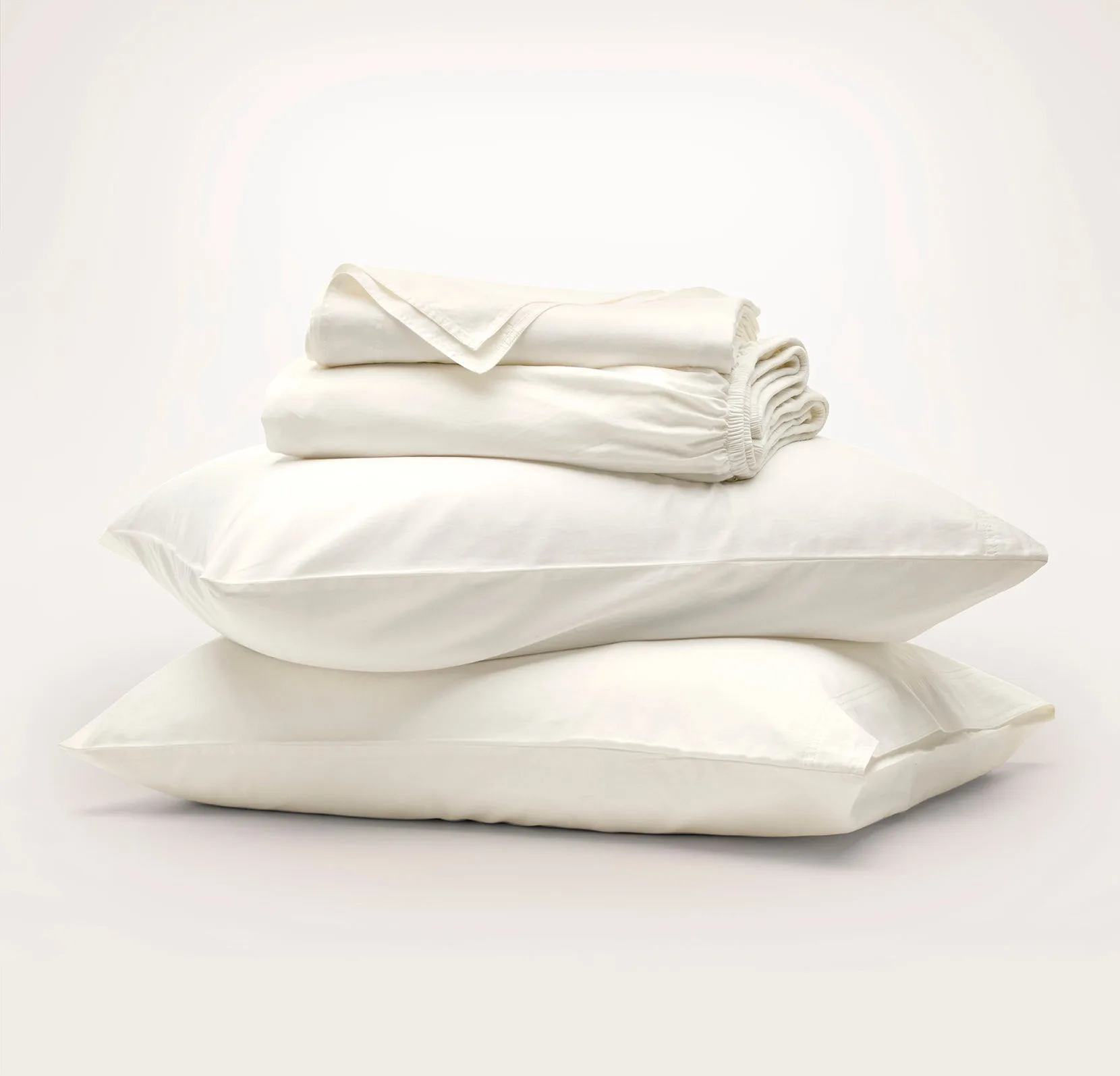 Signature Vintage Washed Sheet Set - Vintage Cream
