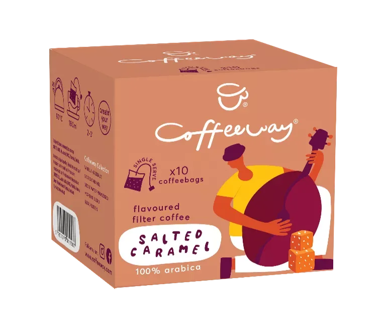 Koffiezakjes met gezouten karamelaroma x10 75g