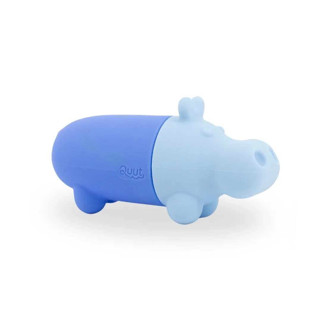 Squeezi Hippo – Juguete de baño de silicona suave para niños pequeños