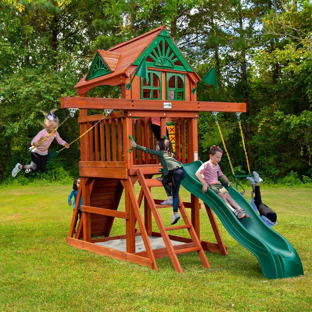 Five Star Space Saver Swing Set for Kids
