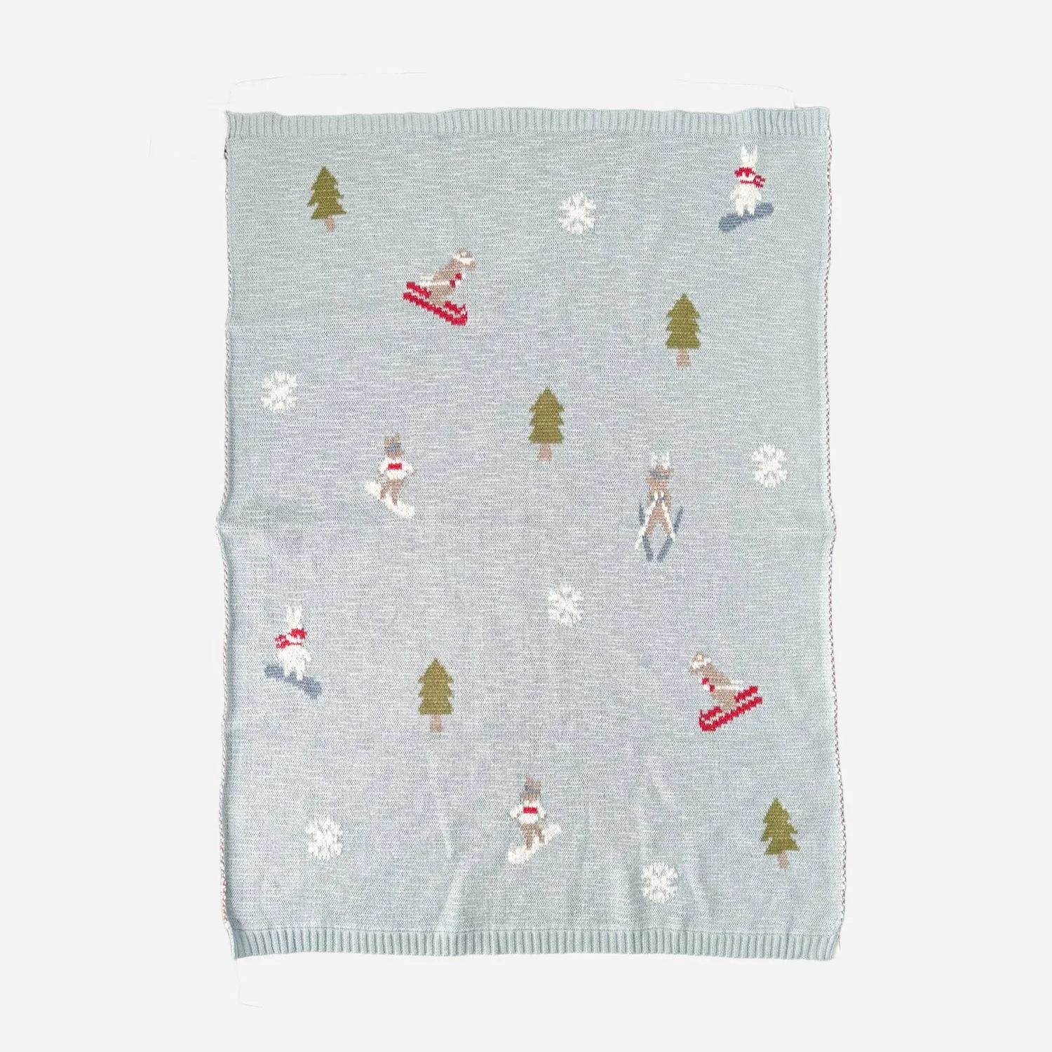 Blueberry Hill Cotton Blanket Ski