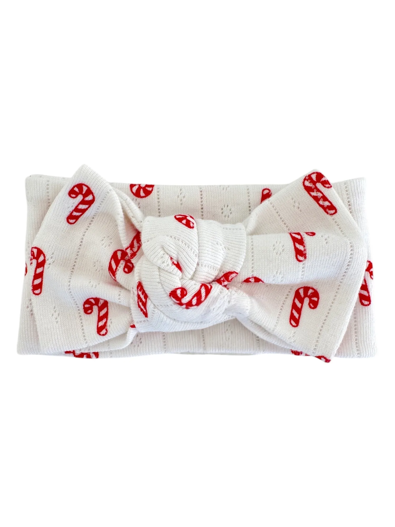 Candy Cane Pointelle Bow: Care Tips for Holiday Use
