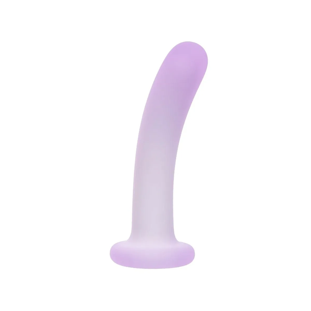 Lavender Haze Slender Curved Rechargeable Vibrating Silicone Dildo