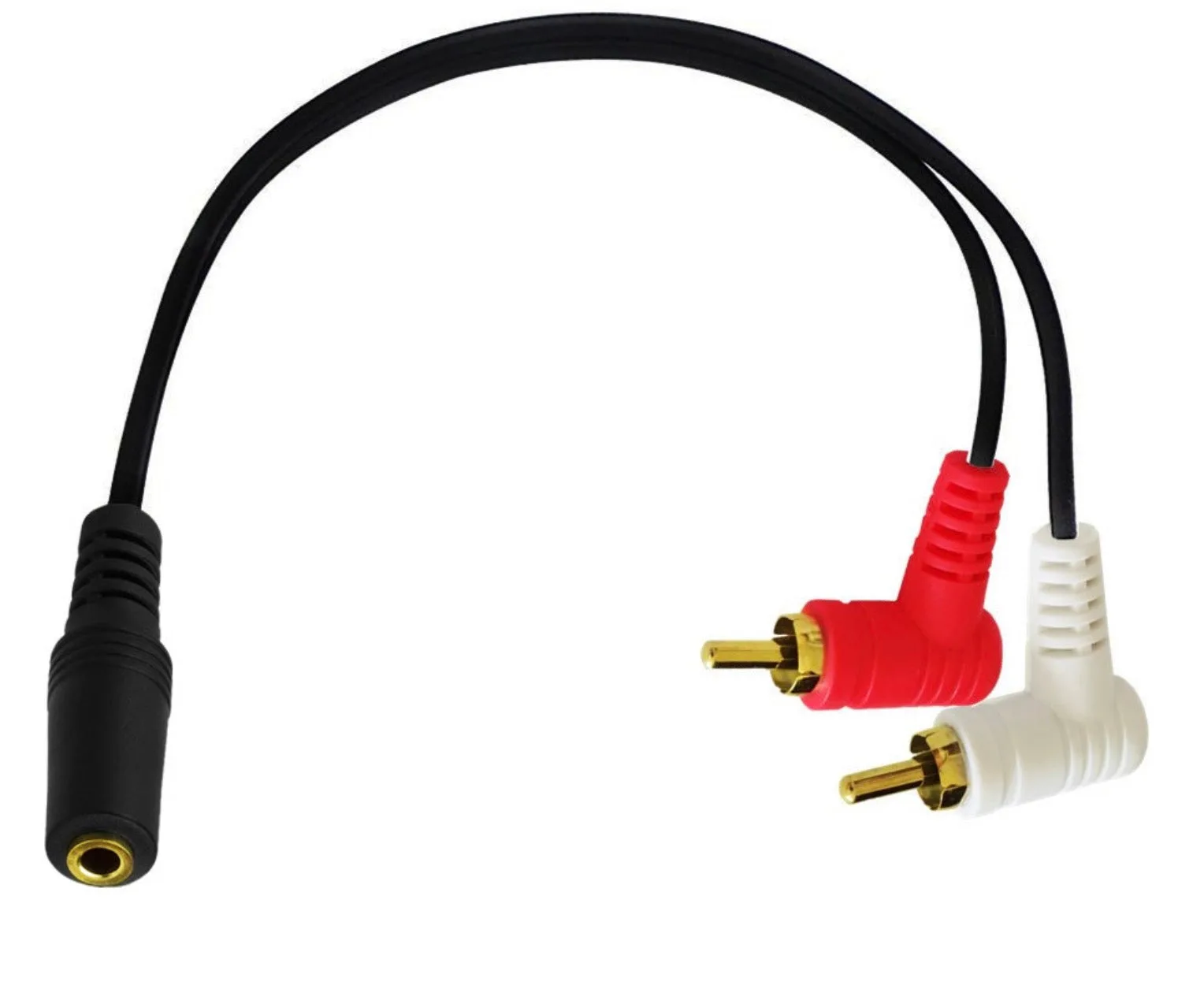 3.5mm 잭을 RCA 스테레오 입력에 연결하는 방법