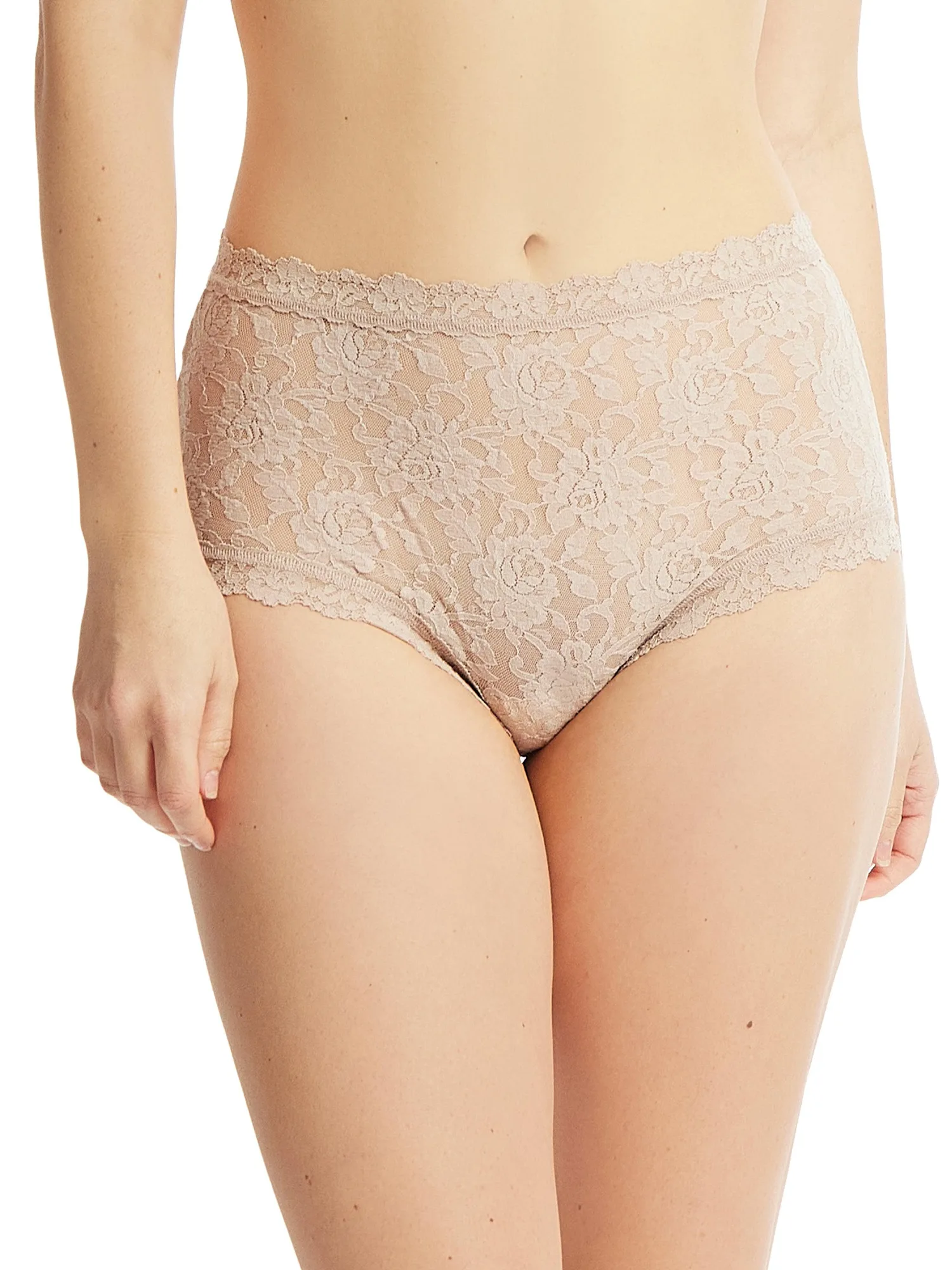 Signature Lace® High Rise Boyshort Chai