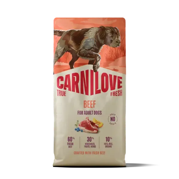 Carnilove True Fresh Beef Adult Dog Food - 4kg