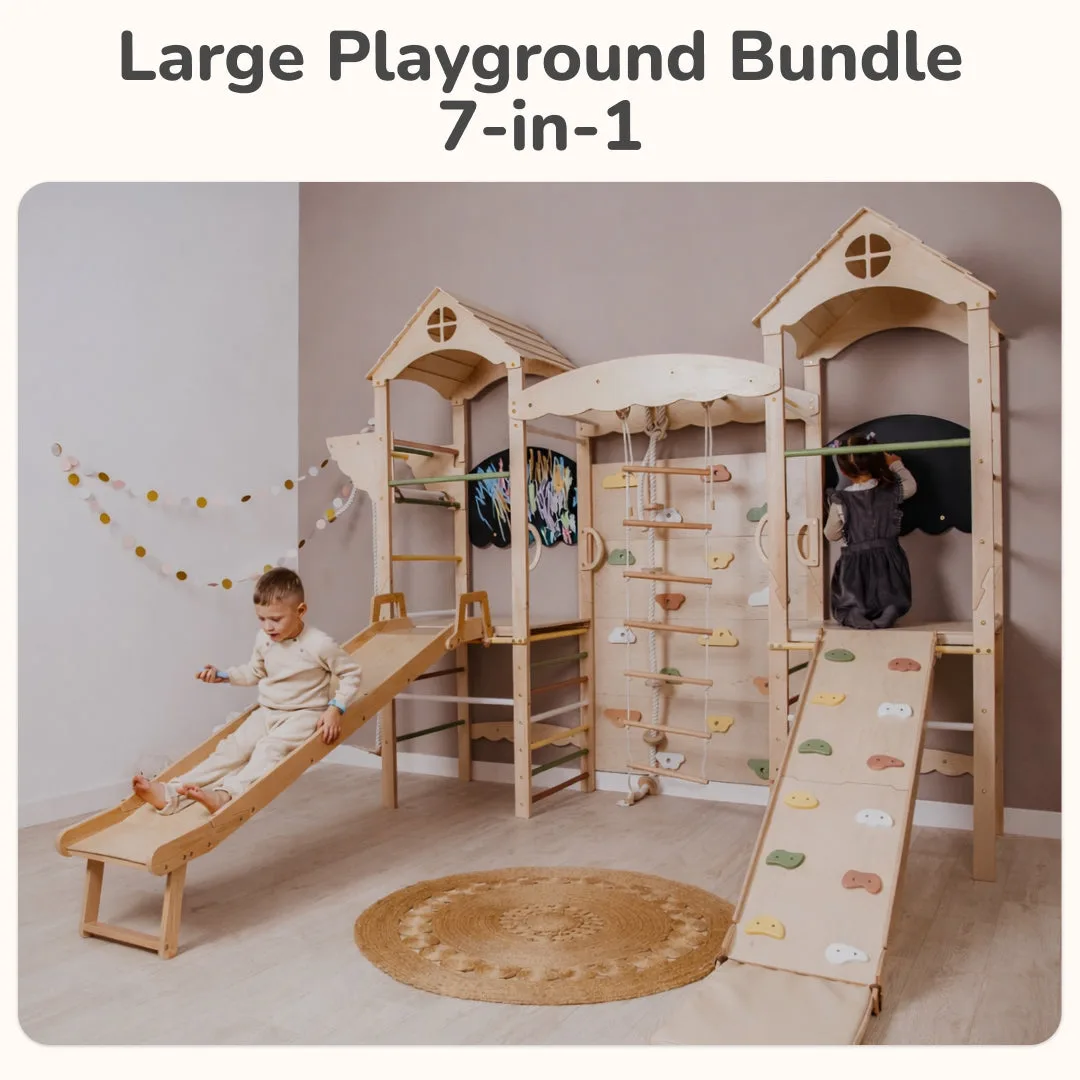 Large Kids Indoor Playground, Complete Playspace for Kids