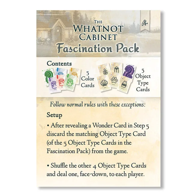The Whatnot Cabinet: Fascination Pack Mini-Expansion