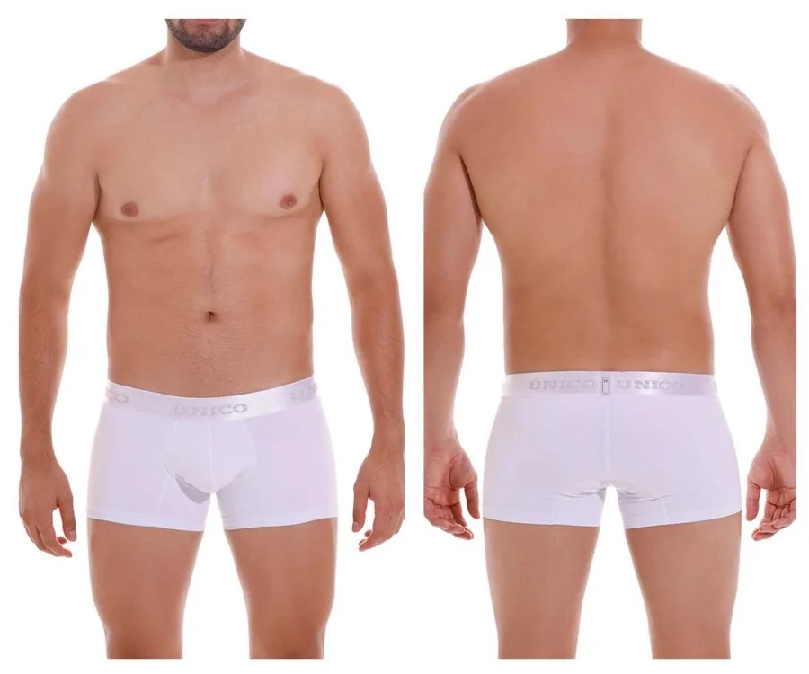 Mundo Unico Men's Underwear 22120100105 Cristalino M22 Trunks Color 00-White