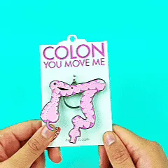 How to Style a Colon Keychain on Your Bag
