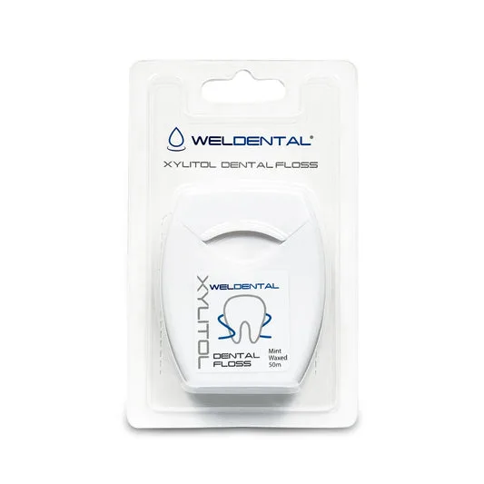 Weldental Xylitol Floss, Rozšiřující se dentální nit 50 m