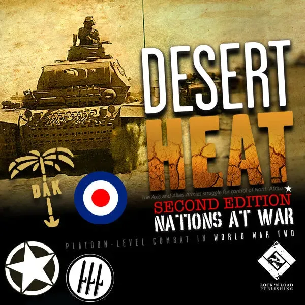 Rommel At Gazala vs Nations At War Desert Heat