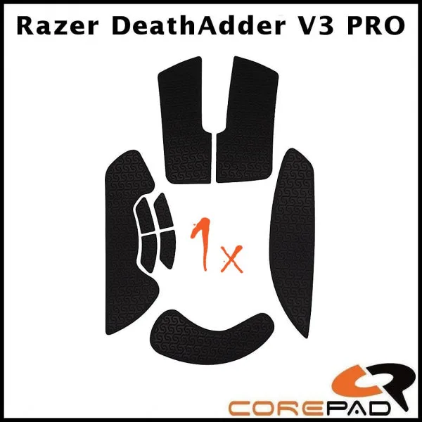 قبضات Corepad لـ Razer Deathadder V3 Pro: ملاءمة وإحساس