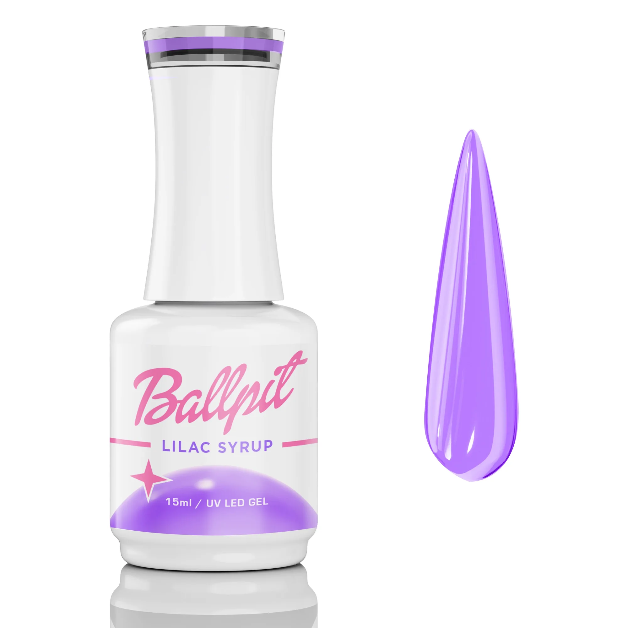 Lilac Syrup 凝膠指甲油:打造水潤透感妝效