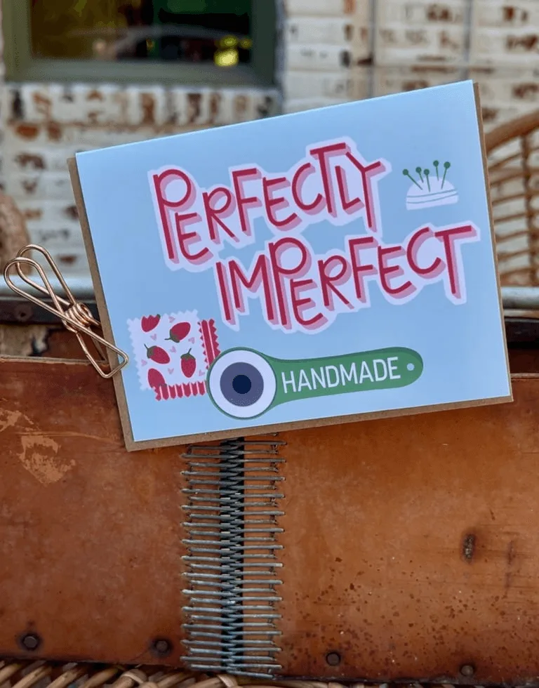 Perfettamente imperfetto - Biglietto d'auguri