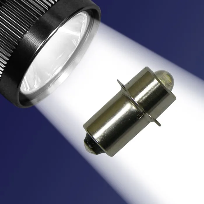 LED Upgrade fits most C or D Cell Flashlights
