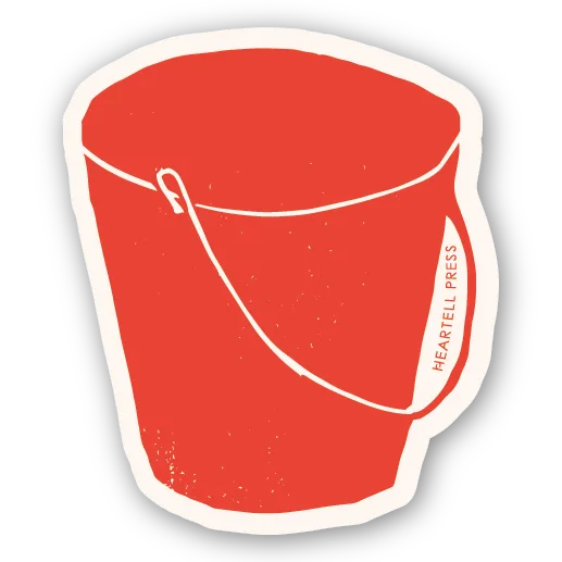 Autocollant Éco‑responsable Bucket