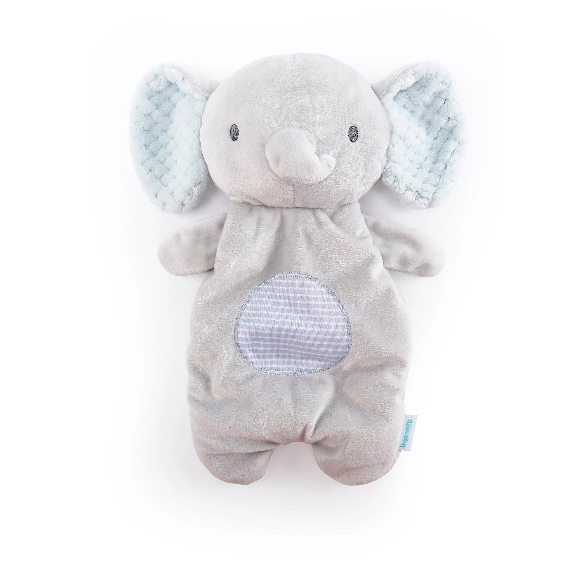 Ingenuity Premium Soft Plush Soothing Bean Bag Lovey, Van the Elephant