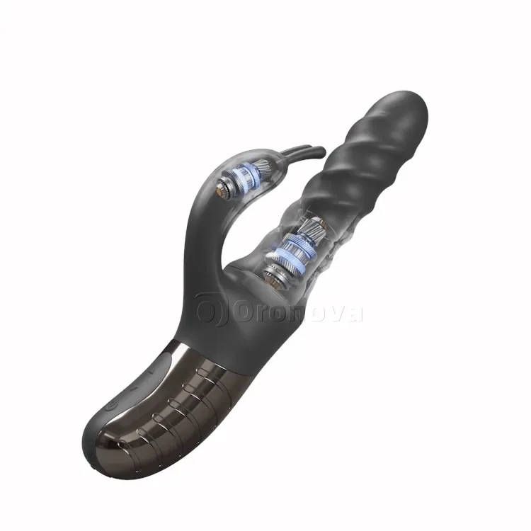Vibratore a spinta 360° e rotante – doppio motore per stimolazione G-spot e clitoride